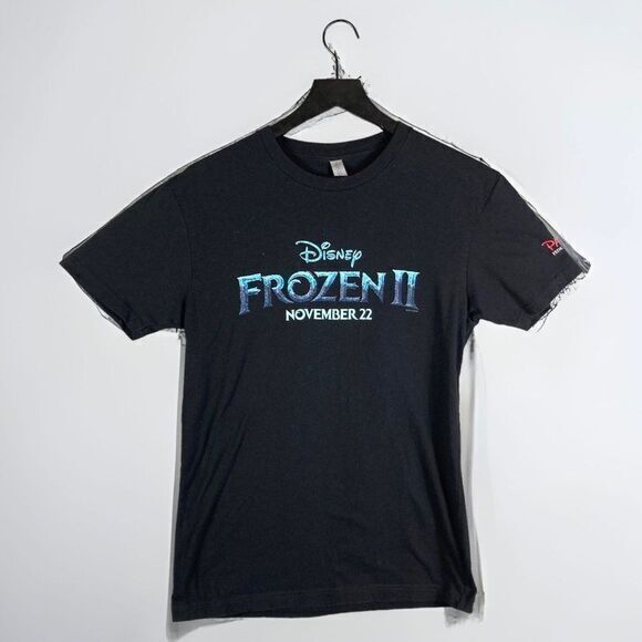 Frozen 2 Disney Promo Shirt Mens Black Adult‎ Size Small Official Graphic 2019 - Picture 1 of 12
